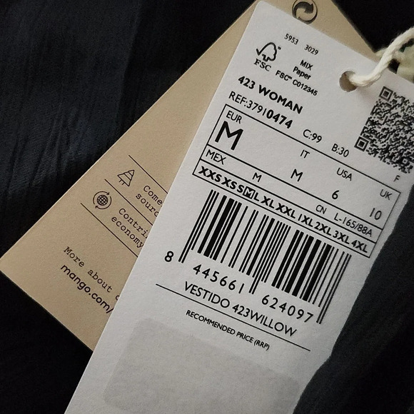 Mango[US:6]-Side slit  dress - Picture 13 of 15